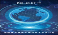 加密货币的英文代码及其含义一览