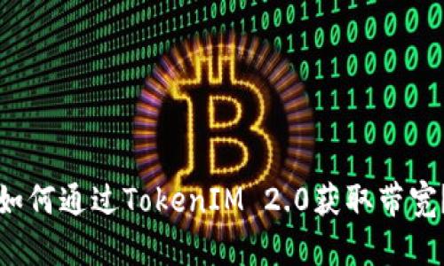 如何通过TokenIM 2.0获取带宽？