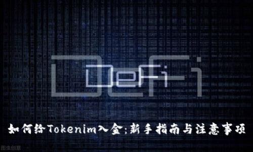 如何给Tokenim入金：新手指南与注意事项